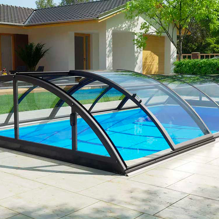 Abri de piscine coulissante 