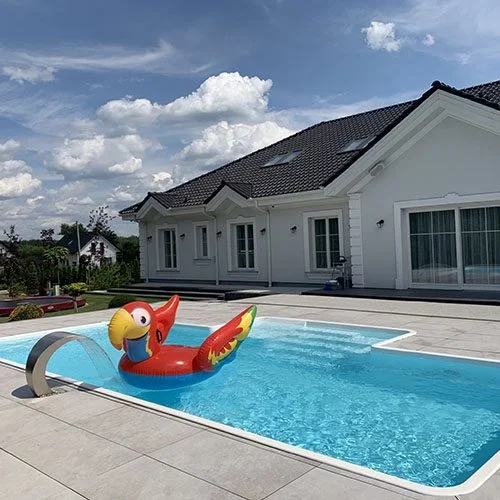 Piscine en coque